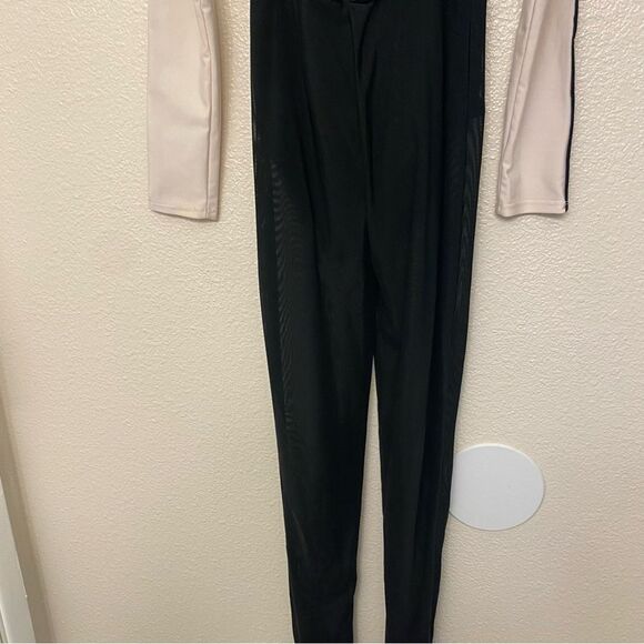 Revolution Dance Costume unitard black white ISOLATED INCIDENT RC24578 LC child - Picture 4 of 12